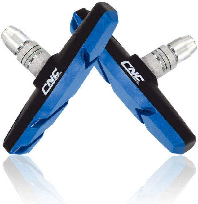 자전거캘리퍼 Cnc V 브레이크 패드 로드 산악 자전거 스피드 슈 M 고무 말굽 기계식 캘리퍼 V브레이크 55 70MM, 한개옵션1, 1개