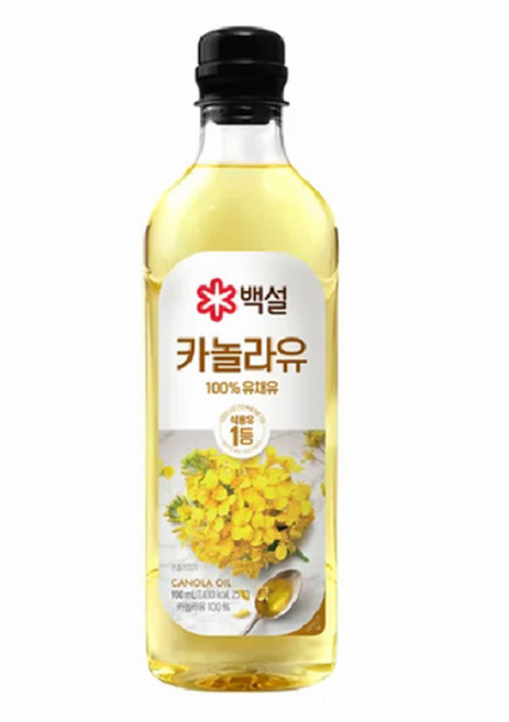 백설 카놀라유, 500ml, 12개