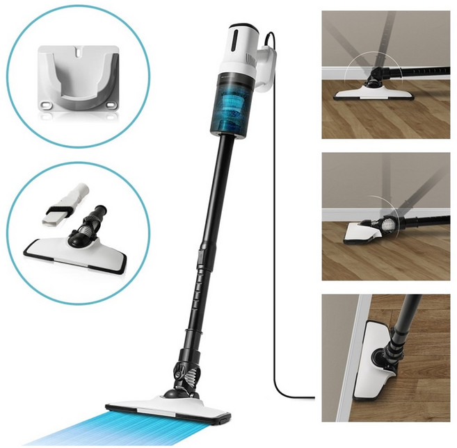 시나브로129 흡입력 좋은 비브르 썬더 유선 청소기 7m코드선 가정용 핸드형