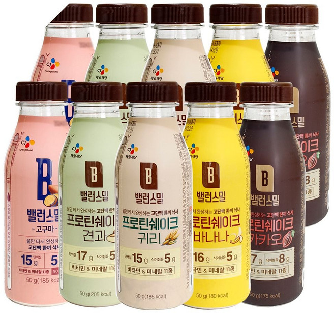 밸런스밀 5종혼합 10개세트 귀리2견과2바나나2고구마2카카오2, 1개, 1g