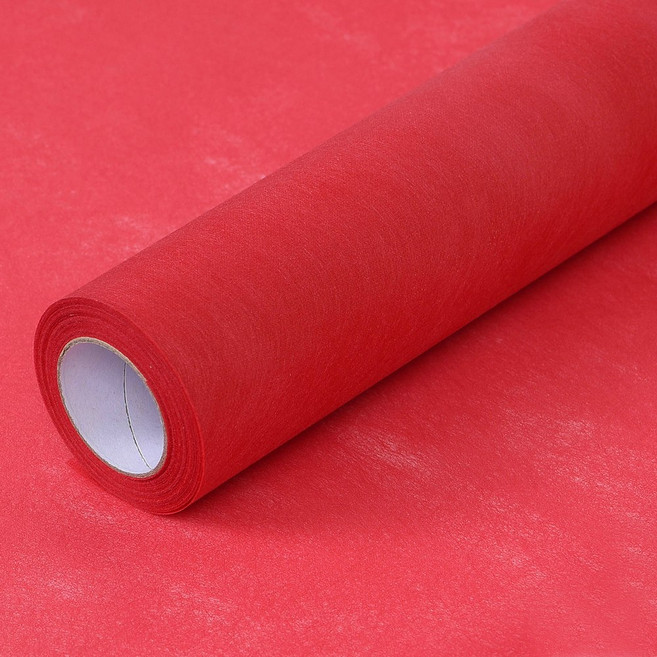 꽃 포장지 부직포, 11.빨강색, 1개