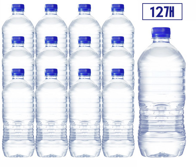 먹는샘물산수 에브리데이 산수 무라벨, 1L, 12개