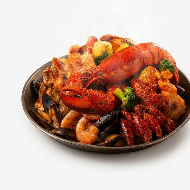 10위 - 용왕보일링씨푸드 밀키트 랍스타보일링크랩 캠핑요리 홈파티 1.5kg / 3k대용량, 1개