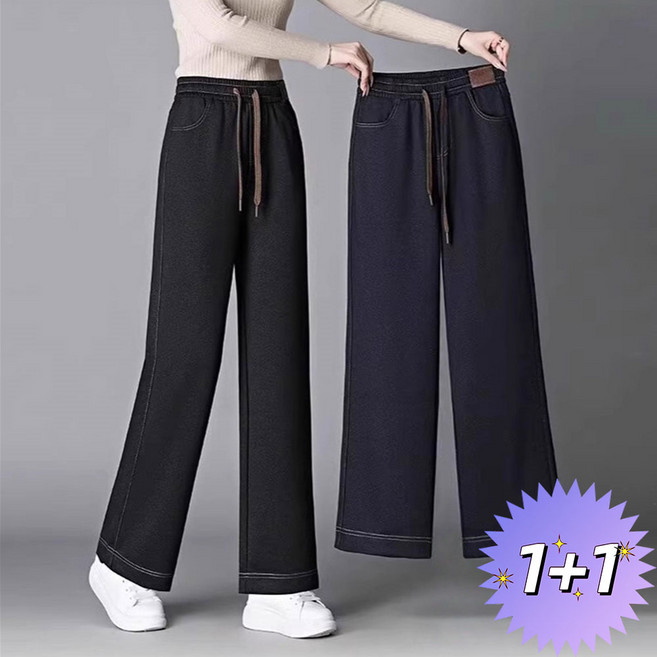 1+1 여성 기모바지 겨울바지 청바지 데님 팬츠 FGV112587 38