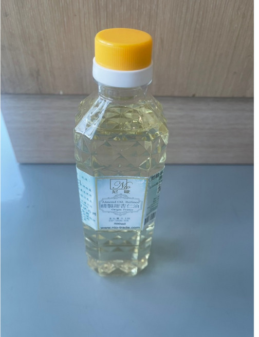 尼歐 NIO 精製甜杏仁油 500ml, 1個, 精製甜杏仁油-500ml