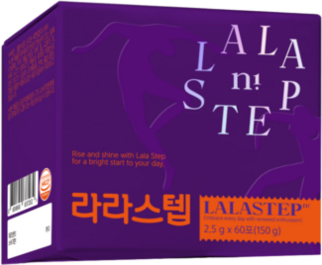 염증잡는 헤미셀란 흑미강추출 발효분말 라라스텝 면역 밸런스 파우더 60포 한달분