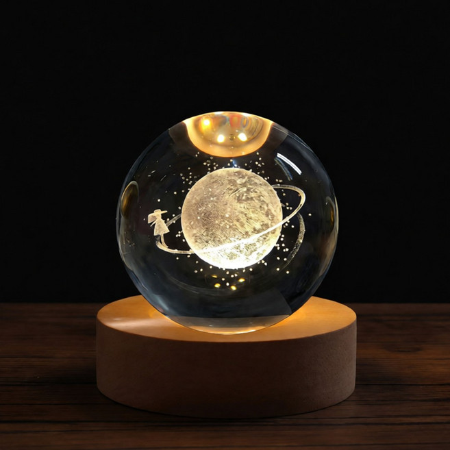그렌든 한뼘 우주 LED 크리스탈 수유 무드등, 5.시작의 우주여행