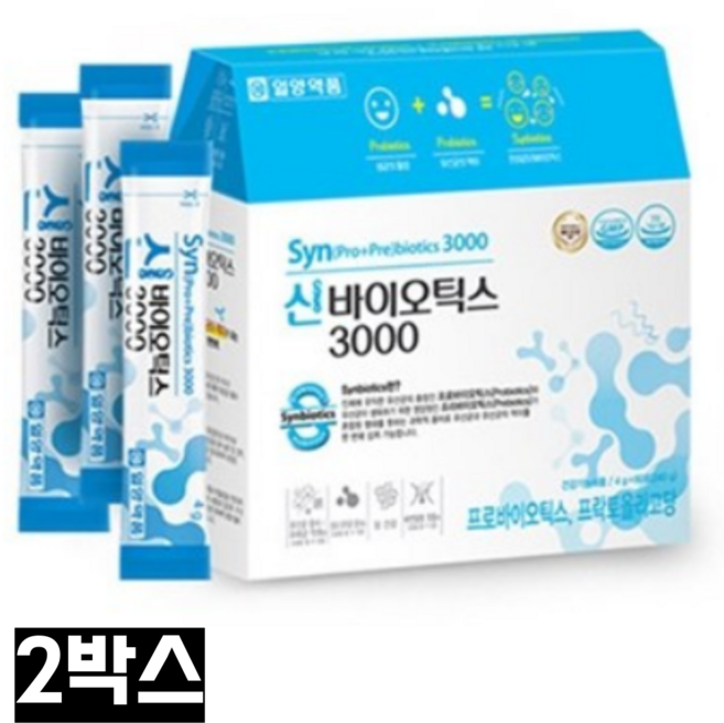 일양약품 신바이오틱스 3000 유산균, 240g, 2개