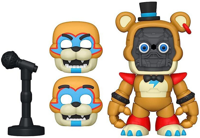 정품++ Funko 프레디의 피자밤(FNAF) 스냅: 글램록 프레디 파즈베어 - 수집용 비닐 피규어 선물 아이디어 공식 상품