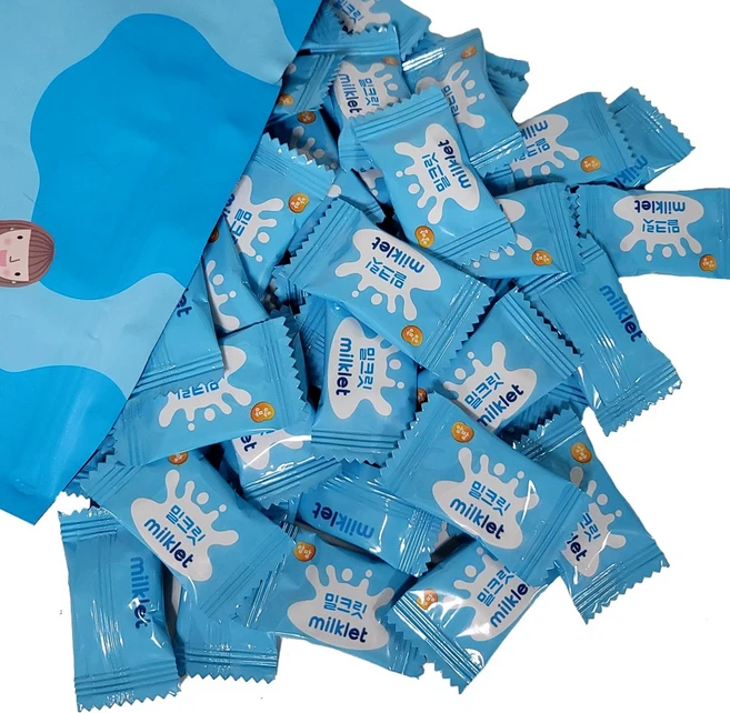 앙팡 밀크릿 440g 국산 우유사탕 밀크캔디 대략 200개입 아기사탕, 220g, 2개 - 쿠팡