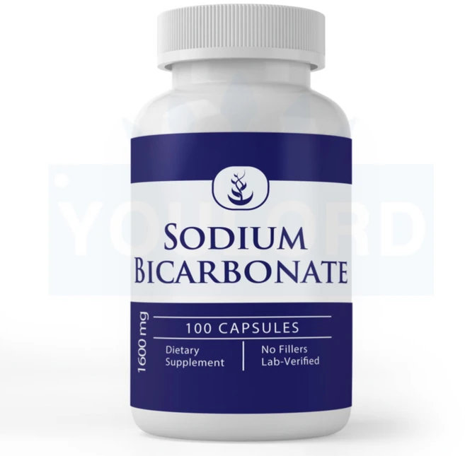 중탄산 나트륨 1600mg 100캡슐 고함량 고용량 미국산 Sodium Bicarbonat, 1개, 100정 - 쿠팡