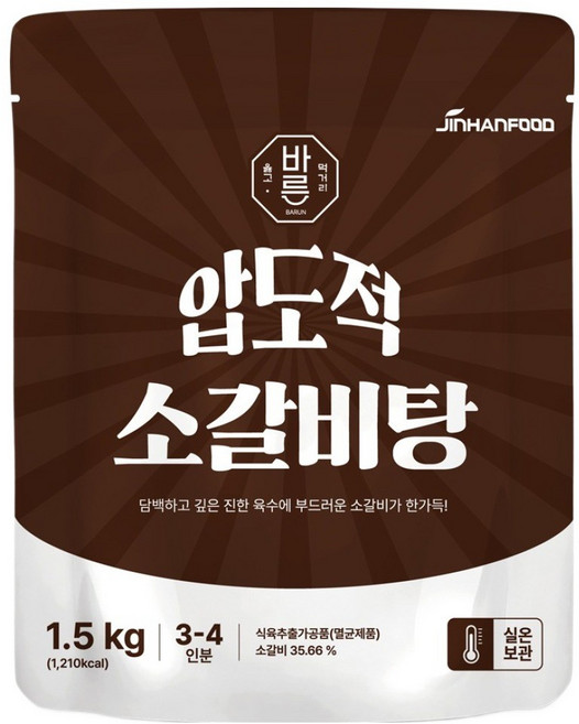 진한식품 압도적 소갈비탕, 1.5kg, 1개