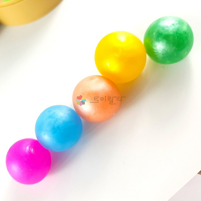 (5개세트) 레인보우 에어 끈끈이 볼 2탄, 1개