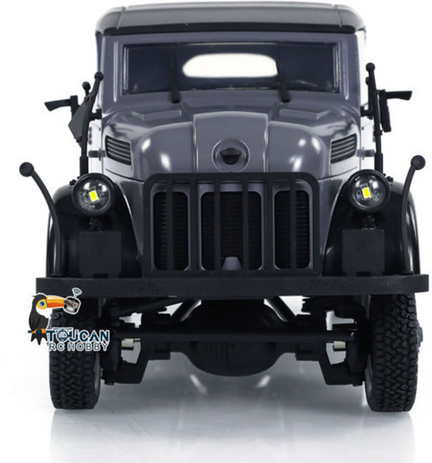 HG 118 RC 오프로드 차량 연기 유닛 라이트 사운드 포함 4x4 리모컨 명령 차량 2.4G 모델 RC 장난감 선물 TH23880, [02] Gray, 1개