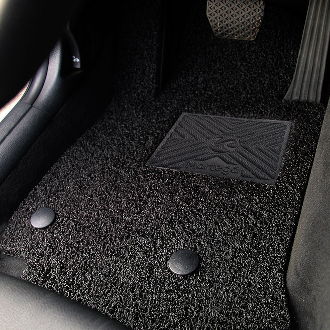 마르테가 현대 소나타DN8 (센슈어스) (2019~) 코일매트 운전석 프리미엄 확장형, 블랙, 24-2 소나타DN8(센슈어스) 운전석_엣지 O