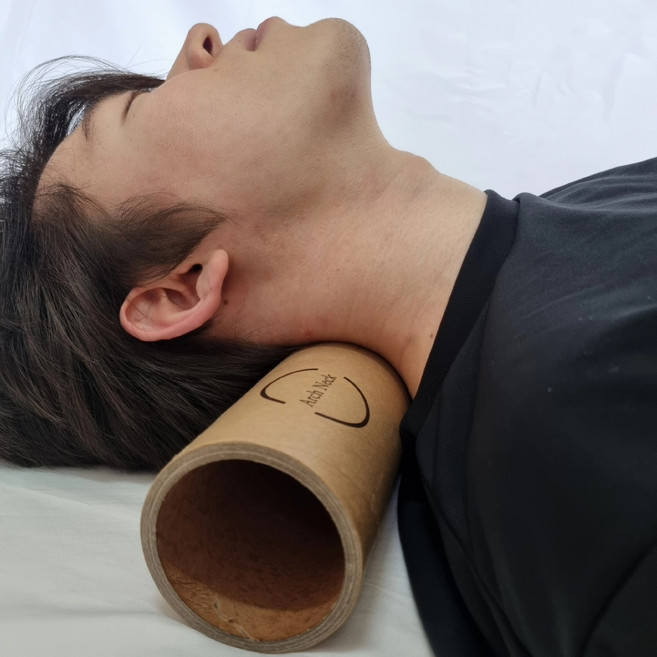 아치넥 경추폼롤러 거북목 교정 목스트레칭 필라테스, 1개