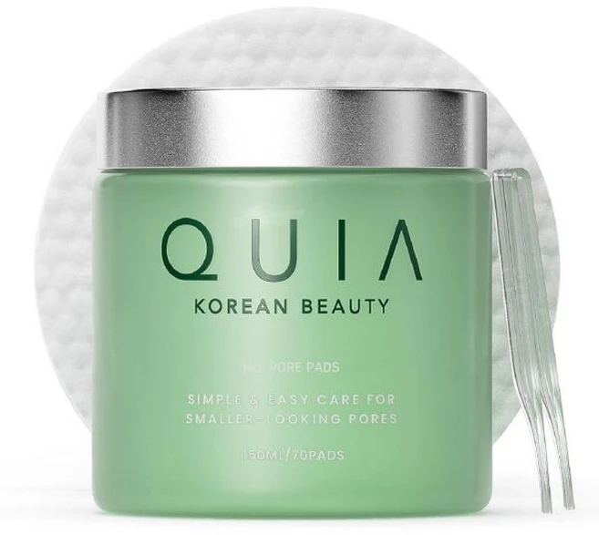 QUIA 토너 패드 - PHA 듀얼 액션 각질 제거 및 수분 공급 올인원 민감한 피부를 위한 진정 포뮬러 블랙헤드, 1개, 1g, 1매입 - 쿠팡