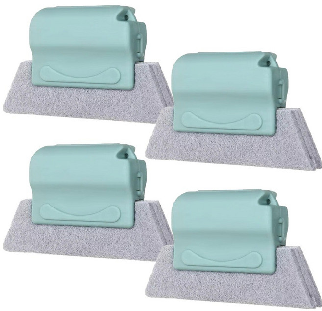 원이네 창틀 청소 틈새 브러시, 그린, 4개