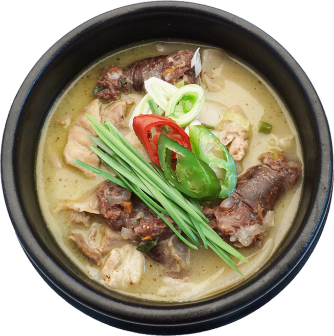 미트타임 돼지국밥 순대국 순대국밥 키트 전통순댓국6팩 조리후 640g, 6개