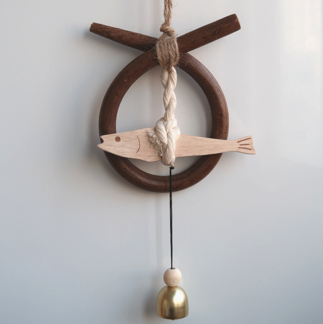 원두걸스 코뚜레 액막이명태 소코뚜레 북어 장식 선물세트 집들이 개업 선물 행운선물세트, 우드색상