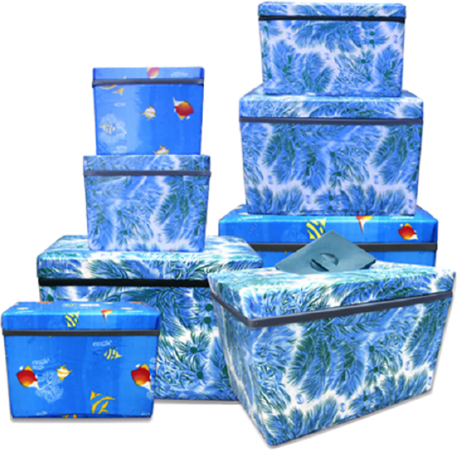 리빙플랜 대형 스티로폼아이스박스 업소용, 야자수, 62L