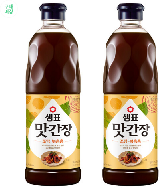 샘표 맛간장 조림볶음용, 2개, 860ml