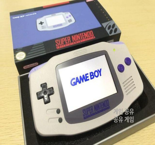 GBA 게임보이어드밴스 백라이트버전 록맨 일본어 버전 패키지, 일본 버전, 패키지 1, IPS한정판SNES