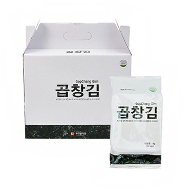 광천 별맛김 곱창식탁김 12봉, 18g, 12개