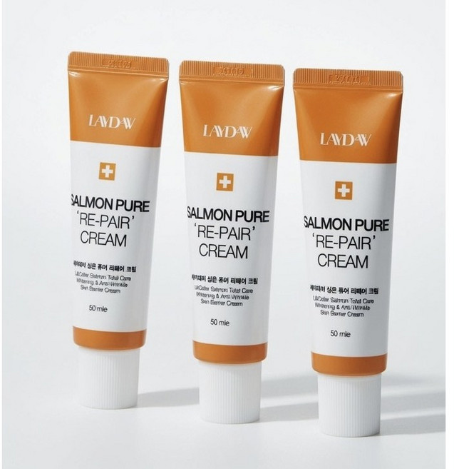 레이데이 살몬퓨어 리페어 크림, 3개, 50ml
