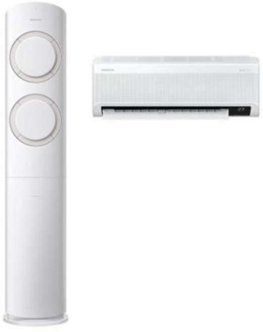 AF17B6474TZR 삼성전자 비스포크 Q9000 멀티에어컨 17평형+6평형 실외기포함 기본설치 별도, AF19B6474WZRS (19+6평형), 멀티형, 일반배관형