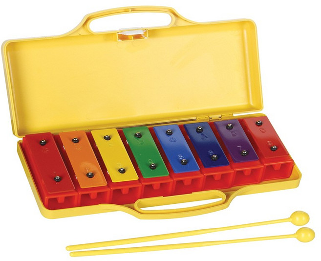 다벨 실로폰 DB-8K, 8판, 노랑, 1세트