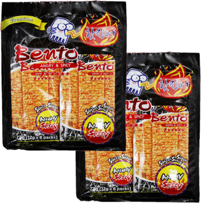 벤토 앵그리 앤 스파이시 어포, 72g, 2개