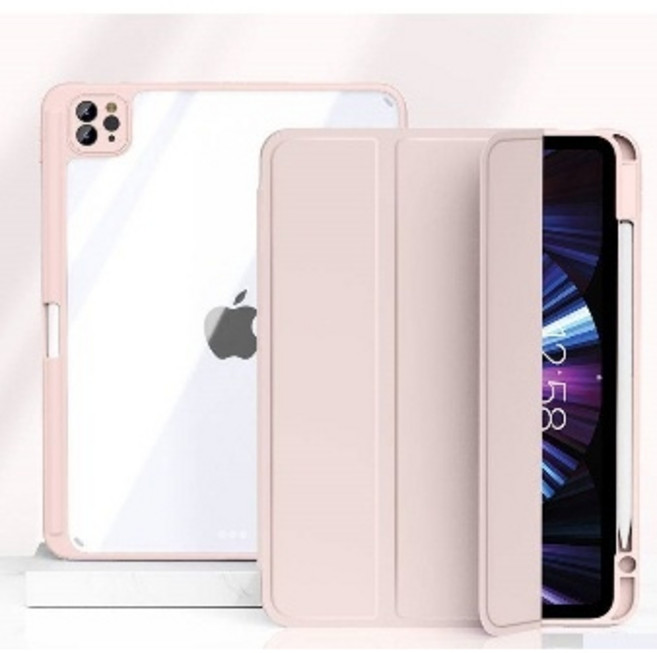 筆槽 ipad保護套 a2757, 櫻花粉,iPad 10代, 1個