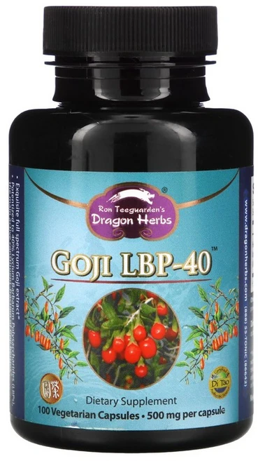 Dragon Herbs 구기자 LBP-40 500mg 베지캡슐 100정, 상품, 1개 - 쿠팡