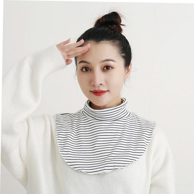 넥워머 베이직 목폴라 여름 페이크 여성티셔츠