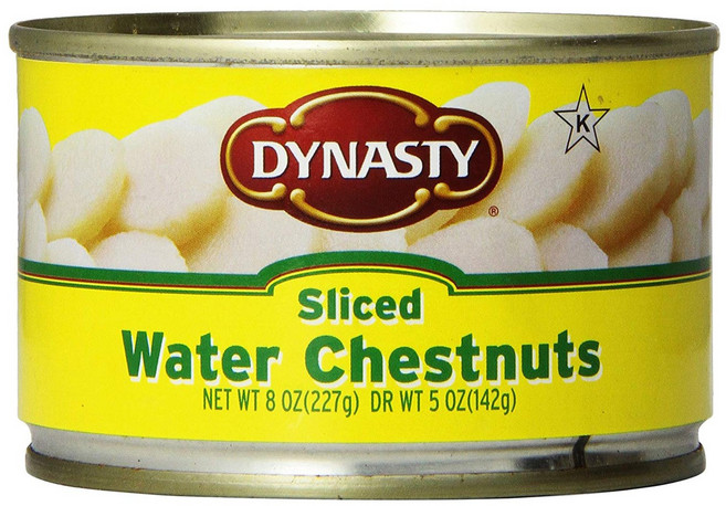 다이너스티 슬라이스드 워터 체스트넛, 227g, 1개