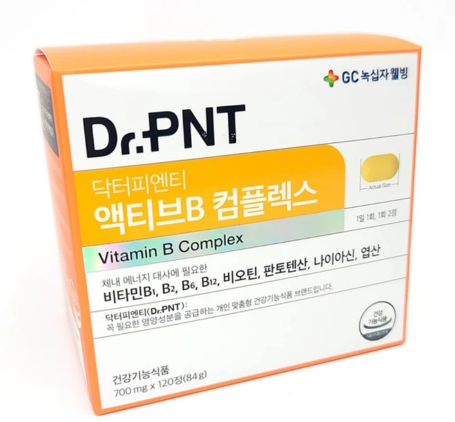 닥터피엔티 액티브B 컴플렉스 120정(2개월), 2개, 120정 - 쿠팡
