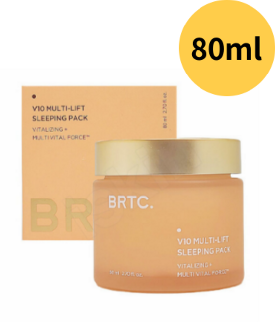비알티씨 V10 멀티 리프트 슬리핑 팩, 80ml, 1개