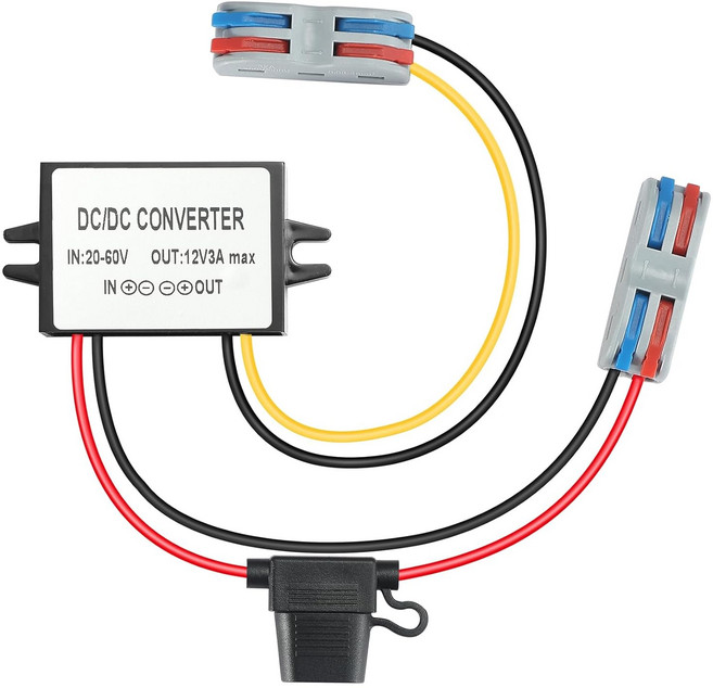 YBBOTT DC/DC 컨버터 스텝다운 20V-60V to 12V 3A 36W, 1개