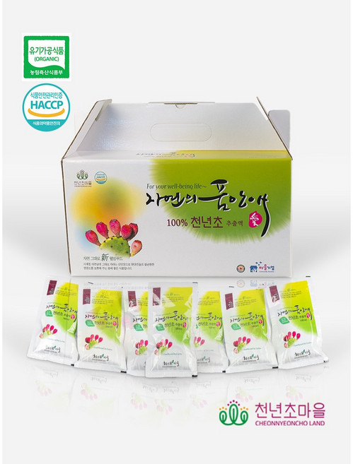 HACCP 유기농천년초즙 추출액 30포x100g [국가지정스타팜], 1개