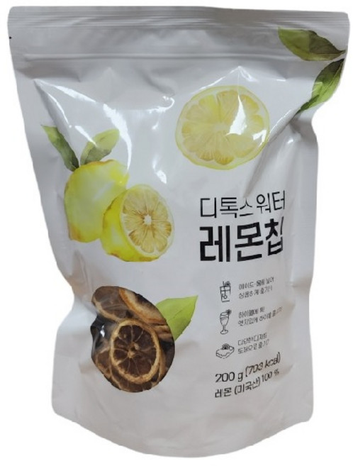 코스트코 디톡스 레몬칩 / 말린레몬, 1개, 200g