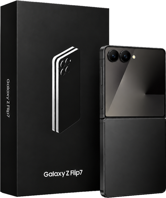 삼성전자 Galaxy Z Flip8 자급제 SM-F776N, 256GB, 미개통 풀박스 - 제트 블랙