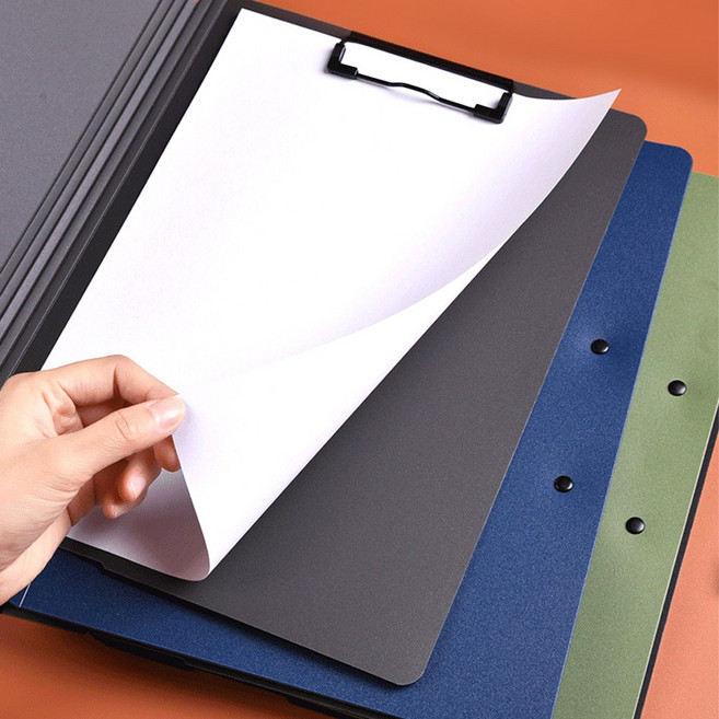 오프링크 A4 양방향 커버형 클립보드, 1개, 블랙