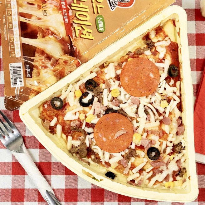 참부오느 빅콤비네이션 삼각피자, 10개, 220g