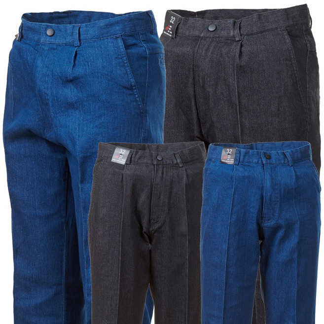 남자 봄 가을 일자 스판 청바지 블랙진 빅사이즈 작업복 용접 공사 공장 화물 배달 42