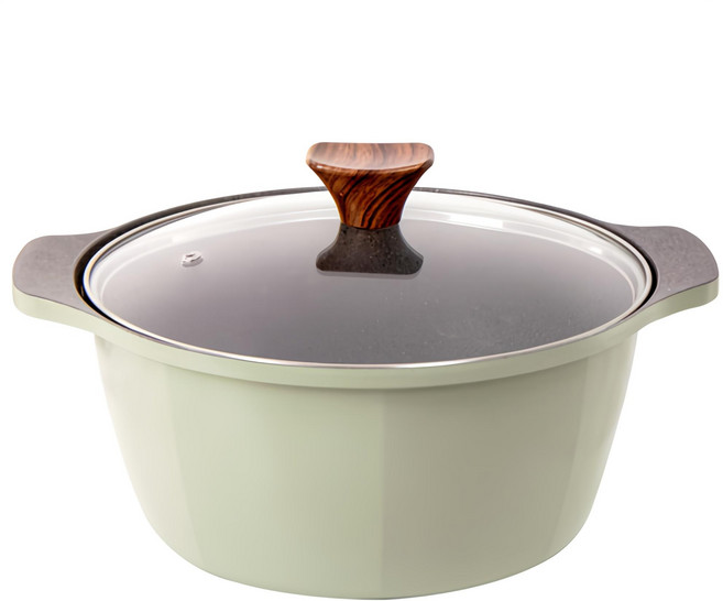 캡스톤 글램레트로냄비 곰솥 양수24 올리브 가스용, 가스용 24양수, 1개