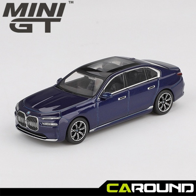 미니지티(1111) 1:64 BMW i7 xDrive60 - 탄자니아 블루 메탈릭, 1111, 1개