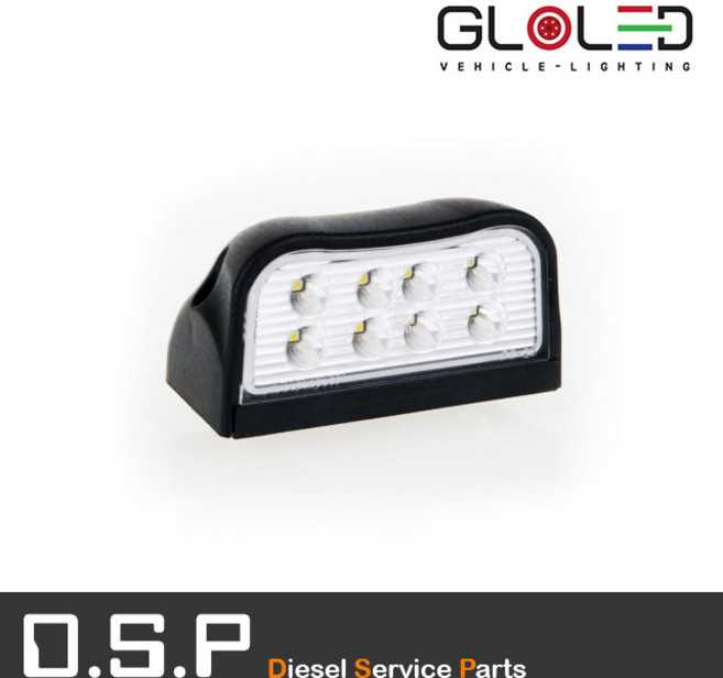 볼보/스카니아/만/벤츠트럭 샷시/LED 소형 번호판등/12V/24V/화물차 넘버등/대형트럭/특장차/렉카/윙바디/샷시/추레라/츄레라/트레일러/앗세이[FT-026], 1개