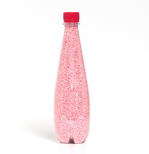 (150개) 유럽형 투명 호프용기 500cc 생맥주배달 페트병 맥주용기 생맥주통, 브릿지 마개 (검정)