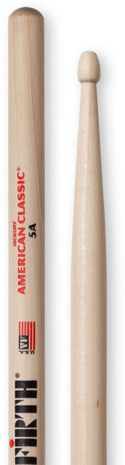 빅퍼스 American Classic 5A 히코리 드럼스틱, 우드, 1개
